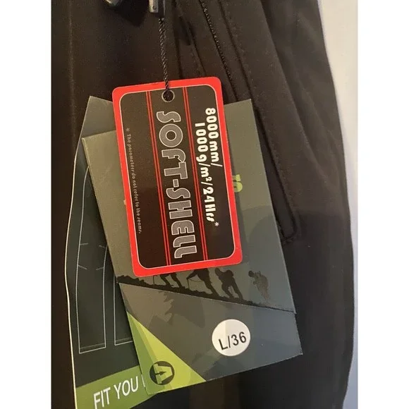 Outdoor Ventures Fleece Lined Hiking Pants Size L 28 NWT - Picture 4 of 6